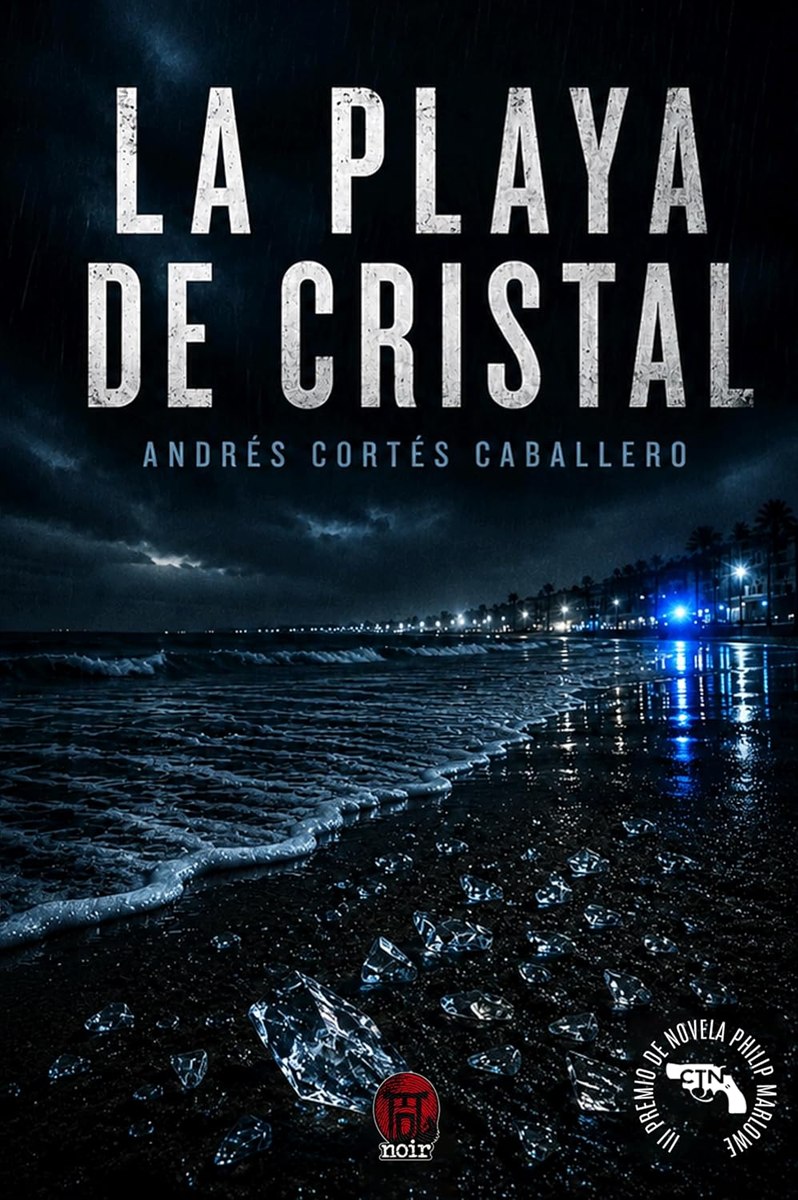 Portada de «La Playa de Cristal», de Andrés Cortés Caballero